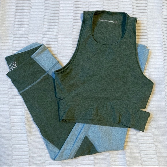 OV rec kit - slashback crop and two-tone leggings - Picture 1 of 5